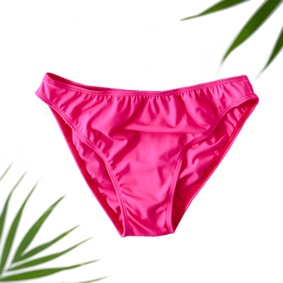 hot pink swim bottoms